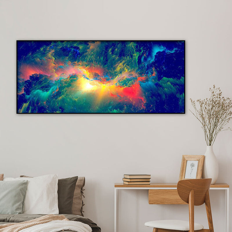 Colorful Cloud Oil Paint By Numbers Kits Hand Painted Wall Craft for Adults Kids