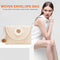 Straw Clutch Bag Women Woven Pompom Flower Shoulder Crossbody Purse Handbag