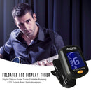 Foldable LCD Display Tuners Rotating Clip-on Guitar Tuner Ukulele Violin Parts