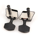 3L3R Chrome Semiclosed Tuning Pegs Machine Heads for Acoustic Guitar Black Newly
