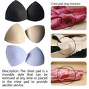 Sports Suit Triangle Bra Pad Bra Insert Foam Chest Push Up Pads Soft Cup Foam