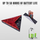 Waterproof Adjustable Mountain Bike Tail Light Flash Safety Warning Lamp