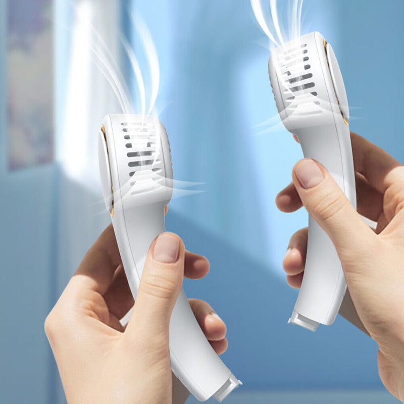 Detachable Summer Hanging Neck Fan Leafless Sports Travel Personal Wearable Fans