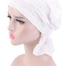 Cotton Turban Caps Elastic Muslim Headscarf Adults Warp Head Scarves Beanie H