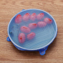 Seal Food Fresh Reusable Silicone Lid Bowl Cover Round Square Stretch Suction