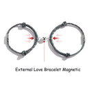 Rope Braided Bracelet Lover  Friendship Bracelet Rope Alloy Couple Bracelet
