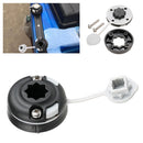 #A 1/2/4/6pcs Inflatable Kayak Rod Holder Base with Screws DIY Boat Accessories