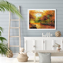 5D Diamond Painting Kit Maple Forest Full Round Drill DIY Crafts Mosaic Picture