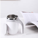 Automatic Electric Lazy Self Stirring Cup Coffee Milk Mixing Mug (White) Newly