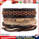 Unisex Fashion Vintga Brand Handmade Woven Wooden Beads Bracelet Newly