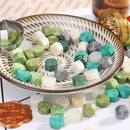 100pcs octagon fire painting retro pills seal paint granules stamp envelope