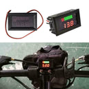 12V-60V Car Marine Motorcycle LED Digital Voltmeter Meter Voltage E6 Gauge B3N4