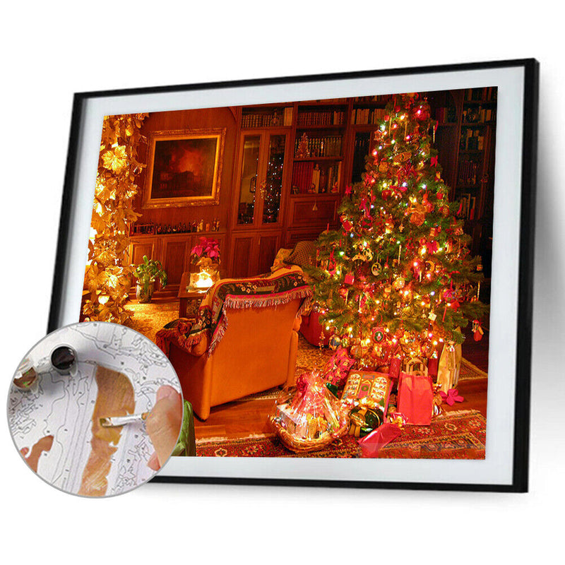 Christmas decorations 50x40cm Oil Paint By Numbers DIY Painting
