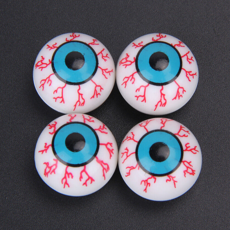 4pcs/Lot Tires Air Valve Caps Zombie Eyeball Tires Wheel Dust Air Stem