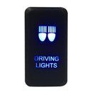 12V-24V Rocker Switch SPST Button Drive Lights Blue On/Single Switches