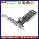 480Mb/s 4 Ports PCI to USB 2.0 Adapter PCI Controller Cards Desktop Accessories