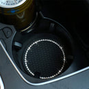 Non-Slip Mat Flower Teacup Car Cup Mat Coaster Drink Coaster Bling Car Coasters