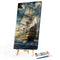 Sailboat Oil Paint By Numbers Kits Canvas Picture Wall Art DIY Craft Coloring
