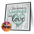 5D DIY Full Drill Diamond Painting Letter Cross Stitch Craft Kits Home Wall Arts