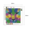 5D DIY Full Drill Diamond Painting Leopard Cross Stitch Embroidery Mosaic