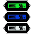 Universal Battery Indicator LCD Display Batteries Capacity Monitor (6pcs)