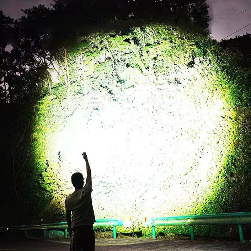 30W Flashlight Handheld Lamp Outdoor Lighting for Camp Hiking Emergency