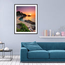 5D DIY Diamond Painting Easeful Seaside Full Drill Embroidery Mosaic Home Cra