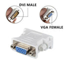15 Pin VGA Female to DVI(24+1 Pin )Male Adapter Video J0Y4 Laptop F F0T2