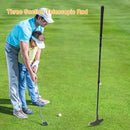 Golf Putter 2 Way Right Left Handed Telescopic Golf Training Putter (Black)