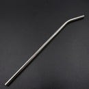 1Set Kitchen Tools 2pcs Stainless Steel Metal Drinking Straws+Brush for Mug