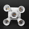 Adjustable E27 Splitter 5 Heads Lamp Base Adapter LED Bulb Holder Socket Newly
