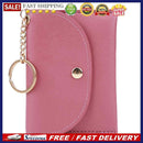 Fashion Women Wallets Multi-slots Keychain Card Holder Leather Small Coin Purse