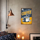 Coffee Retro Metal Plate Tin Sign Wall Poster Plate for Iron Painting Decor
