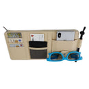 Automobile Car Sun Visor Organizer Storage Bag Hanging Card Holder (Beige) Newly