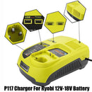 Adapter Battery Charger For Ryobi 12V-18V One+ Plus Li-ion Ni-CD NI-MH Battery