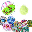 15g/Bag DIY Luminous Round Rhinestones for Diamond Painting (Light Green) Newly