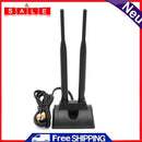 Dual Band Wireless Signal Booster Dual RP-SMA Male 2.4GHz 5GHz 5.8GHz Amplifier
