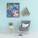 Handmade DIY Full Round Drill Diamond Painting 5D big eyes girl Poster Newly