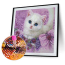 Cute Little Cat 5D Diamond DIY Painting Craft Kit Home Decor