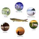 Fishing Lures Slow Sinking Multi Jointed Bionic Lures with Hook (08) Newly