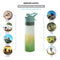 #A 650ml Spray Water Bottle Large Capacity Portable Cool Summer Outdoor Bike Spo