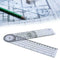 Flexible Folding Stick Multifunctional Plastic Drawing T2S Stationery O0X9 V5M4