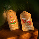 Santa Claus Kraft Paper Hang Tags Kraft Tag Christmas Labels Gift Wrapping