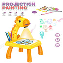 Kids Drawing Projector Table Smart Drawing Board Toddler Learning Paint Tools