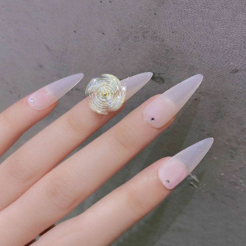 Windmill Jewelry Flash Luxury Accessories Double-layer Nail Art Decoration