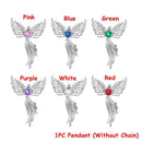 Bless Gifts Christian Virgin Mary Jewelry Angelwing Pendant Religion Prayer