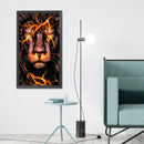 Diamond Painting Tiger Full Round Drill Picture of Rhinestone DIY Drawing Kit