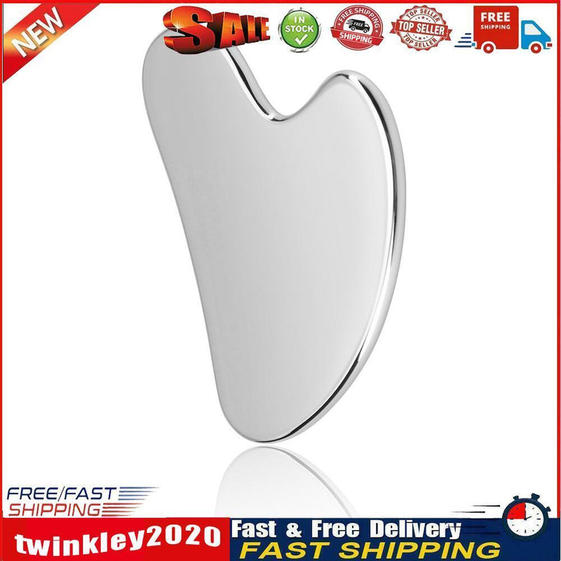 Stainless Steel Scraping Plate Tissue Therapy Muscle Deep Massage Board Newly