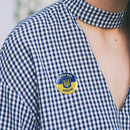 Ukraine Ukrainian Map Flag Symbol Round 13 Styles Clothes Pins(M)