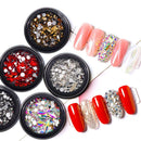 Colorful Flatback Rhinestone Nail Art Rhinestones Glitter Glass Bottom Crystal